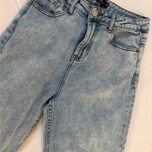 Missguided Light Blue High Rise Women Jeans